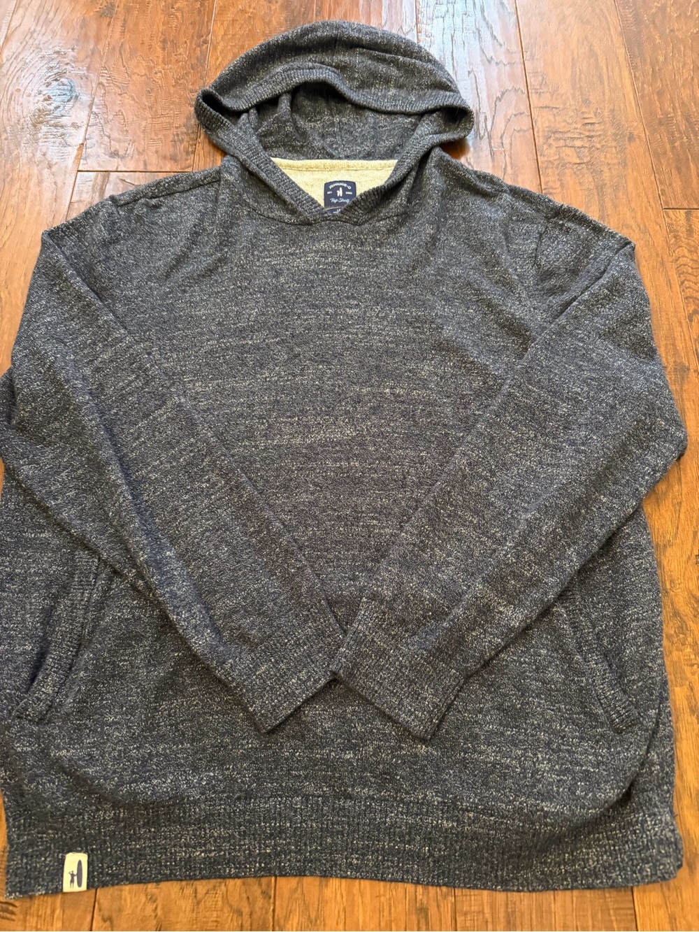 Johnnie-O Top Shelf mens Hooded sweater size Large merino wool Pockets - Picture 3 of 14